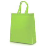 Sac en non-tissé avec effet mat et haute résistance 110 g/m² couleur vert clair