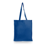 Sac en coton bio à soufflet et longues anses 220 g/m²