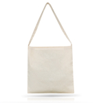 Sac en coton personnalisé avec poignée longue 140 g/m2 One Handle couleur beige