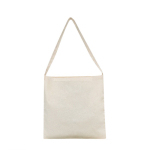 Sac en coton personnalisé avec poignée longue 140 g/m2 One Handle couleur beige vue avec impression