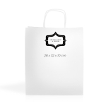 Sac kraft avec soufflet latéral résistant de 90 g/m² vue détaillée 7
