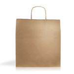 Sac écologique en papier kraft idéal pour les cadeaux 115 g/m2 couleur naturel