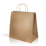 Sac écologique en papier kraft idéal pour les cadeaux 115 g/m2 couleur naturel