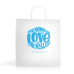 Sac écologique en papier kraft idéal pour les cadeaux 115 g/m2 vue détaillée 7