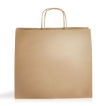 Sac très large en papier kraft pour faire les courses 100 g/m² couleur naturel