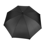 Parapluie automatique en polyester et poignée en caoutchouc Ø103 couleur noir