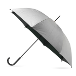 Parapluie automatique en polyester 190T avec extérieur argenté Ø102 couleur noir