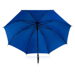 Parapluie automatique en polyester 190T avec extérieur argenté Ø102 couleur bleu roi vue avec impression
