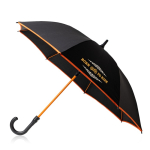 Parapluie automatique en fibre et pongé avec bord coloré Ø103 vue plusieurs couleurs