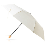 Parapluie manuel en pongé et métal avec housse et 8 panneaux Ø97 couleur beige