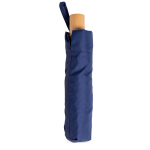 Parapluie manuel en pongé et métal avec housse et 8 panneaux Ø97 couleur bleu marine