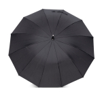Parapluie automatique en pongé élégant avec 12 panneaux Ø105 couleur noir