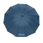 Parapluie automatique en pongé élégant avec 12 panneaux Ø105 couleur bleu marine