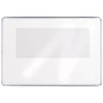 Aimant rectangulaire personnalisable avec papier à 1 face 90x60 mm