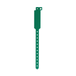 Bracelet en vinyle idéal pour le contrôle d'accès aux festivals couleur vert