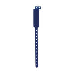 Bracelet en vinyle idéal pour le contrôle d'accès aux festivals couleur bleu marine