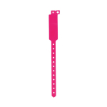 Bracelet en vinyle fluorescent pour festivals et fêtes couleur rose
