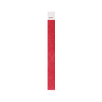 Bracelet en tyvek idéal pour les festivals, résistant à l'eau couleur rouge