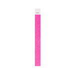 Bracelet en tyvek idéal pour les festivals, résistant à l'eau couleur rose