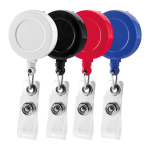 Porte-badge extensible avec coque en résine et clip