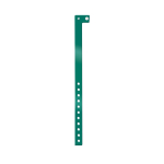 Bracelet fin en vinyle pour identification lors de festivals et fêtes couleur vert