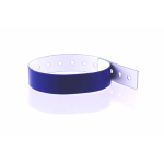 Bracelet fin en vinyle pour identification lors de festivals et fêtes couleur bleu marine