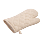 Gant en coton idéal pour cuisiner et éviter les brûlures couleur beige
