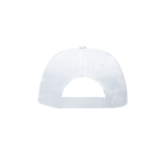 Casquette en polyester et coton en plusieurs couleurs 125 g/m2 couleur blanc vue 2