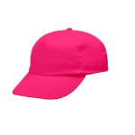 Casquette en polyester et coton en plusieurs couleurs 125 g/m2 couleur rose
