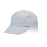 Casquette en polyester et coton en plusieurs couleurs 125 g/m2 couleur gris clair