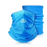 Cache-cou en polyester et élasthanne pour protéger la bouche et le nez couleur turquoise