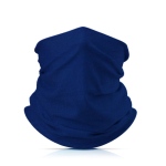 Cache-cou en polyester et élasthanne pour protéger la bouche et le nez couleur bleu marine