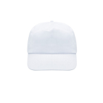 Casquette enfant en polyester idéale pour les fêtes 125 g/m2 couleur blanc Vue 1