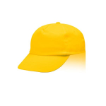 Casquette enfant en polyester idéale pour les fêtes 125 g/m2 couleur jaune