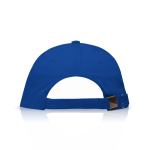 Casquette en coton avec fermeture à boucle métallique 255 g/m2 couleur bleu roi