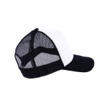 Casquette avec filet arrière respirant et panneau frontal 370 g/m² couleur noir Vue 1
