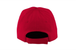Casquette enfant en coton avec détail coloré sur la visière 255 g/m2 couleur rouge