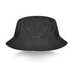 Chapeau bob réversible en nylon avec doublure intérieure en polaire couleur noir vue 11