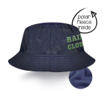 Chapeau bob réversible en nylon avec doublure intérieure en polaire