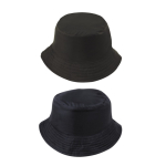 Chapeau bob réversible en nylon avec doublure intérieure en polaire vue plusieurs couleurs