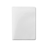 Porte-documents avec 2 séparateurs et intérieur transparent couleur blanc
