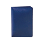 Porte-documents avec 2 séparateurs et intérieur transparent couleur bleu marine