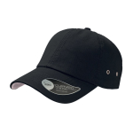 Casquette de baseball en sergé de coton avec œillets 250 g/m2 couleur noir vue 11