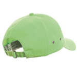 Casquette de baseball en sergé de coton avec œillets 250 g/m2 couleur vert clair