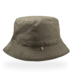 Chapeau de pêcheur réversible en polyester avec intérieur coloré couleur vert olive