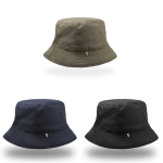 Chapeau de pêcheur réversible en polyester avec intérieur coloré