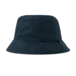Chapeau bob réversible en polyester recyclé et imperméable 85 g/m2 couleur bleu marine