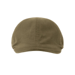Béret de style rétro en coton recyclé et bio 260 g/m2 couleur vert olive