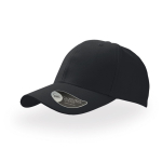 Casquette de baseball en sergé de coton avec fermeture velcro couleur noir vue 11