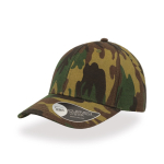Casquette de baseball en sergé de coton avec fermeture velcro couleur camouflage